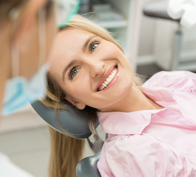 woman at the dentist